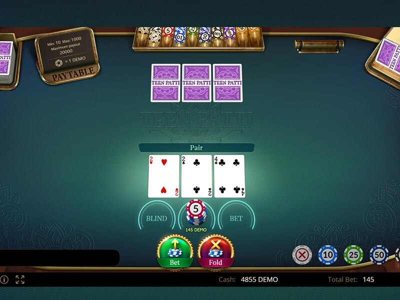 Игровой автомат Poker Teen Patti